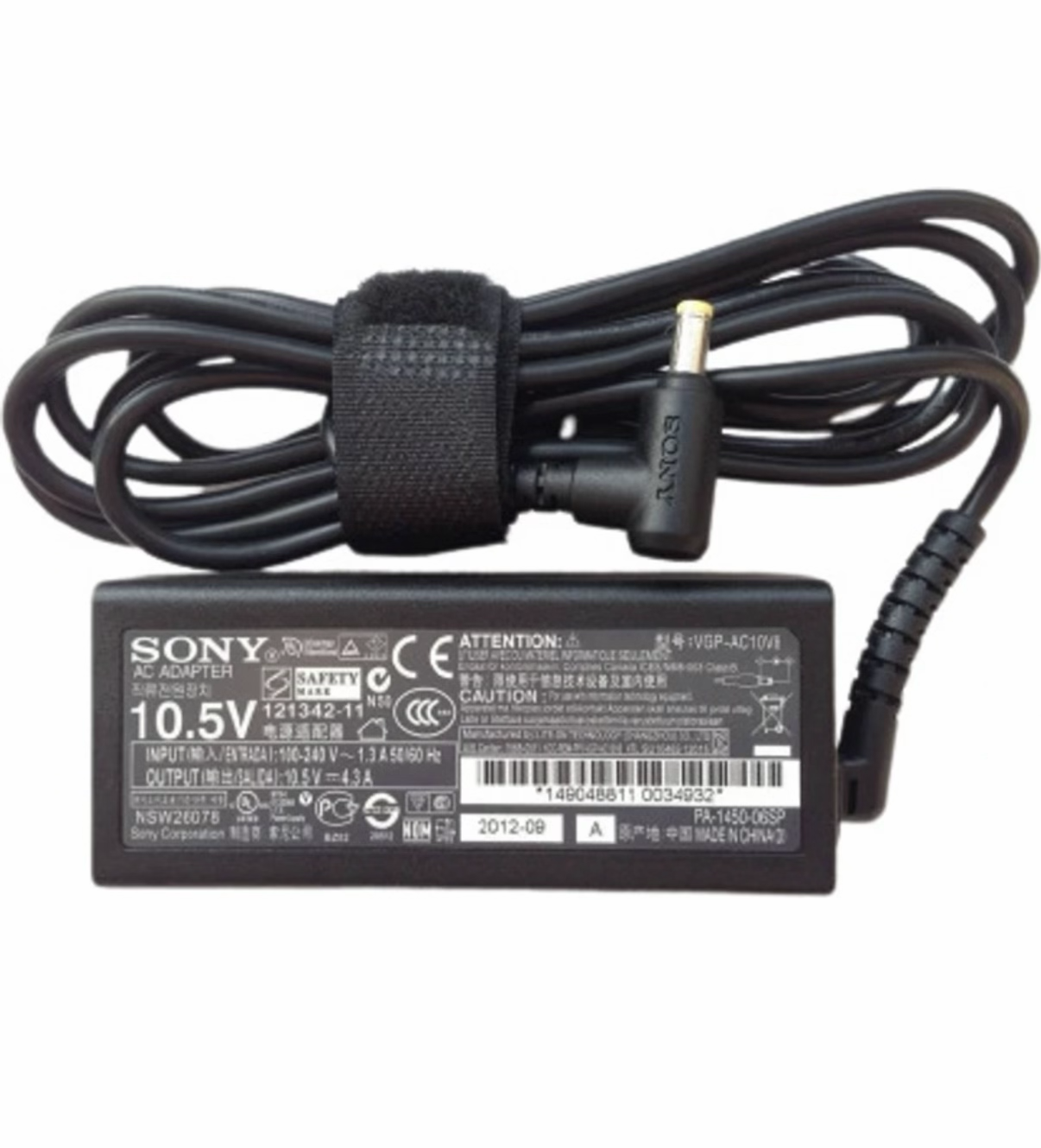 LAPTOP CHARGER 100% ORIGINAL SONY VAIO PRO 11 13 Duo SERIES 45W 4.8*1.7 PIN 45 W Adapter